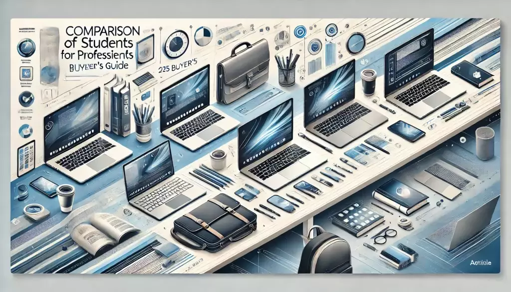 Comparison of Laptops for Students and Professionals 2025